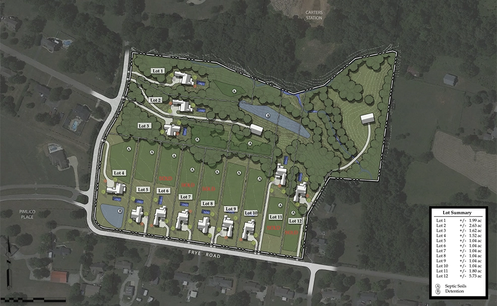 Estates of Carters-Station-Available-lots Custom Home Lots Sold in Spring Hill and Columbia TN | Locke and Headley Homes