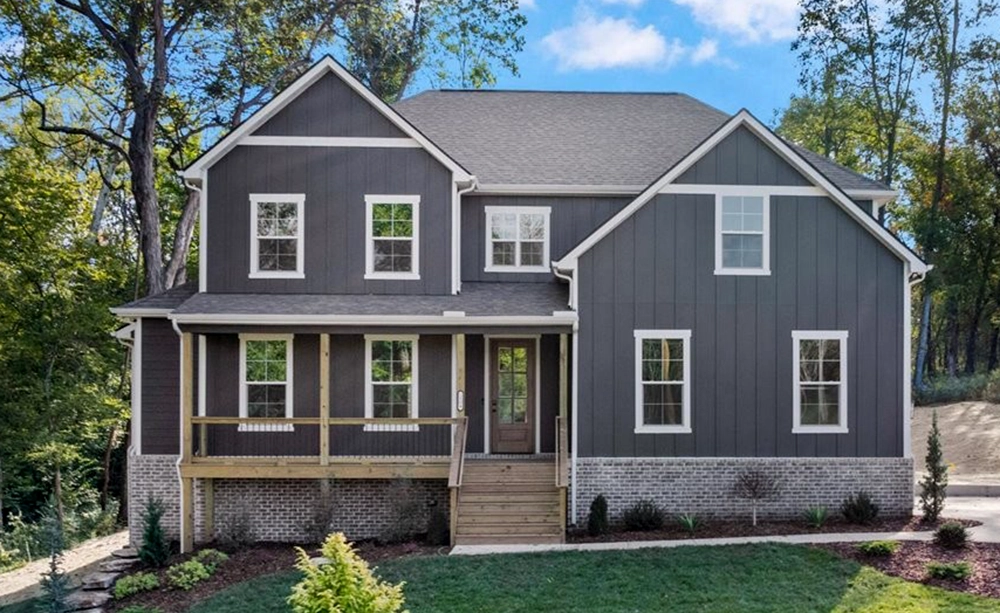 The Madison Front Elevation | Locke and Headley Homes | Estates of Carters Station