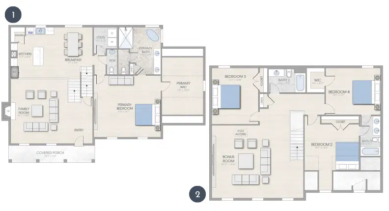 Hollis FLoor Plans