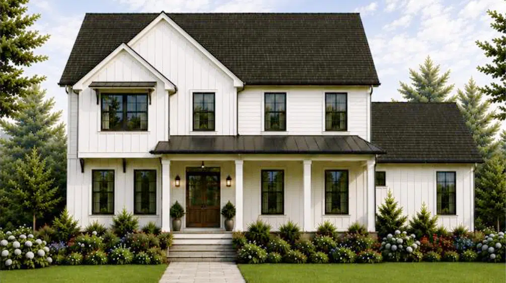 The Madison Front Elevation | Locke and Headley Homes | Estates of Carters Station