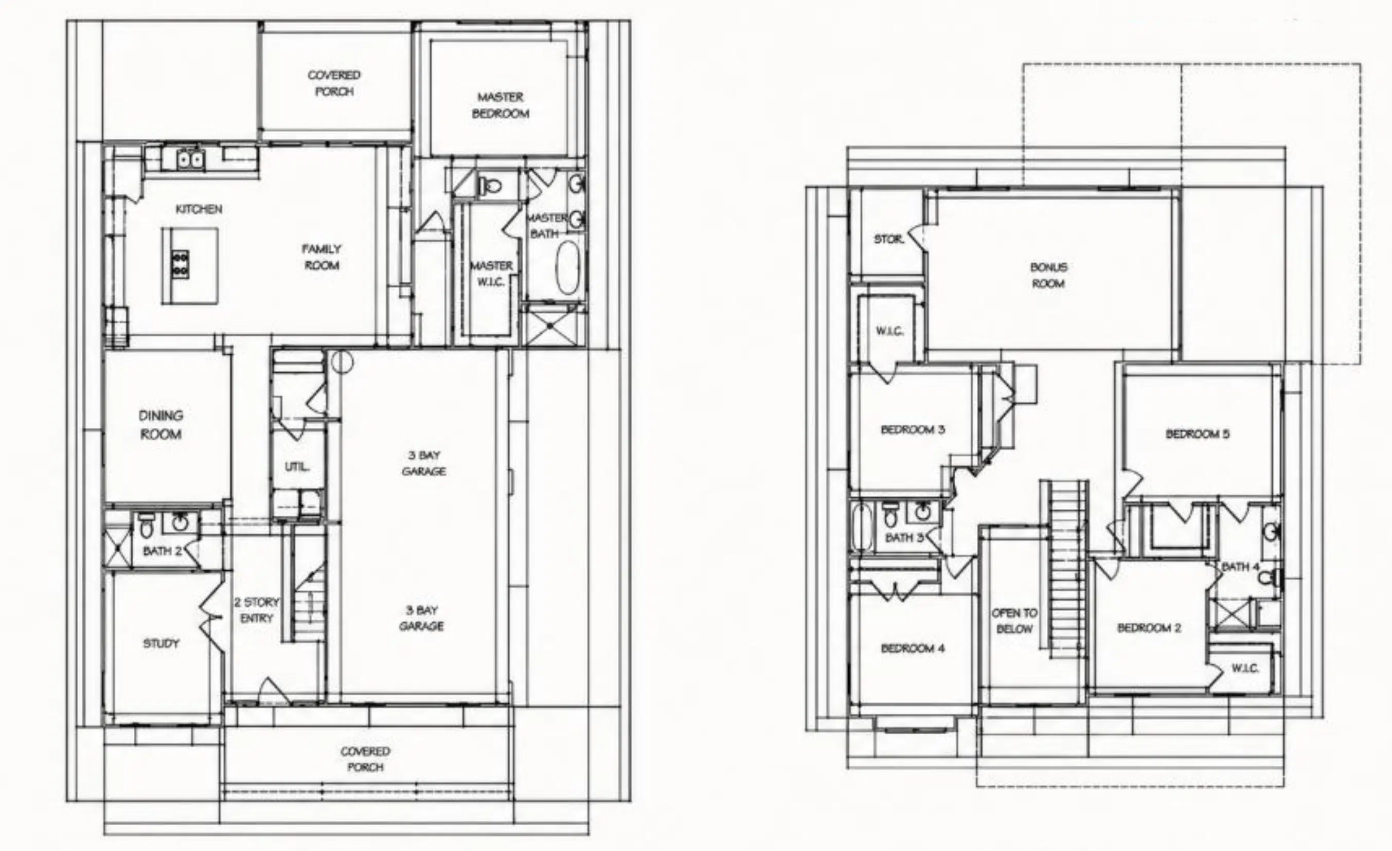 The Harrison-2 The MADISON floor plan | Locke and Headley Homes | Estates of Carters Station
