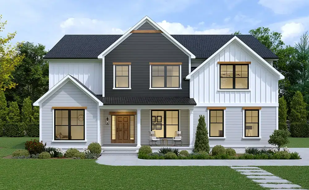 Rendering of The Barkley custom home by Locke & Headley Homes in Columbia, Tennessee