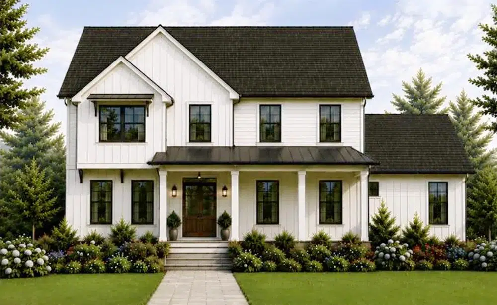 Rendering of The Harrison custom home by Locke & Headley Homes for Estates of Carters Station in Columbia, Tennessee